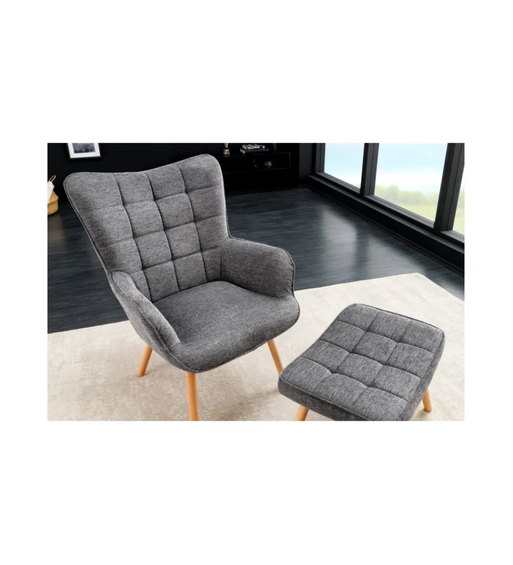 Invicta Interior Fotel RAMIRO szary
