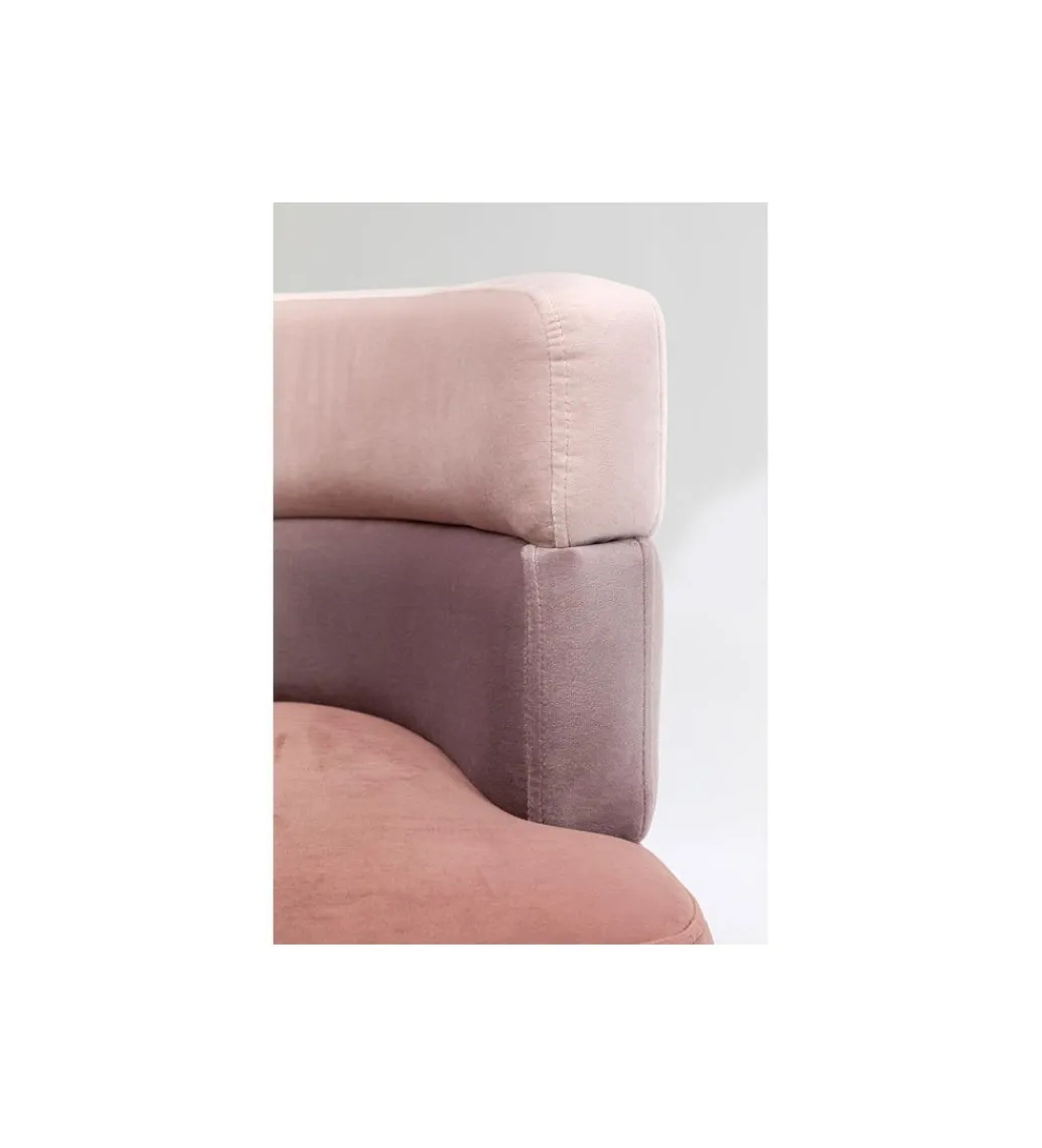 KARE Fotel Sandwich Mauve różowy