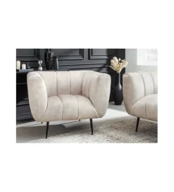 Invicta Interior Fotel Scarlett 106 cm szampański beż