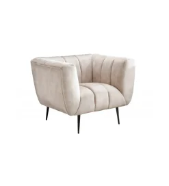 Invicta Interior Fotel Scarlett 106 cm szampański beż