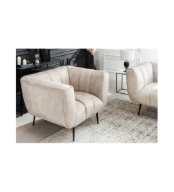 Invicta Interior Fotel Scarlett 106 cm szampański beż