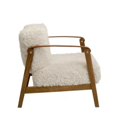 KARE Fotel SIMON 75 cm kremowy