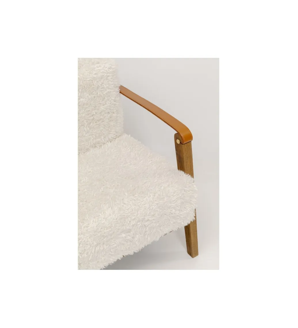 KARE Fotel SIMON 75 cm kremowy