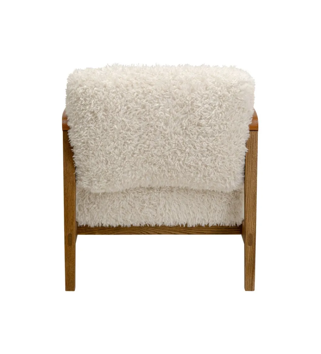 KARE Fotel SIMON 75 cm kremowy