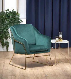Halmar Fotel SOFT III ciemnozielony