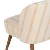Zona-Design Fotel STRIMERS 73 cm miodowy w paski