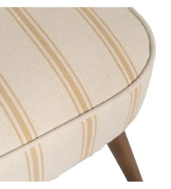 Zona-Design Fotel STRIMERS 73 cm miodowy w paski