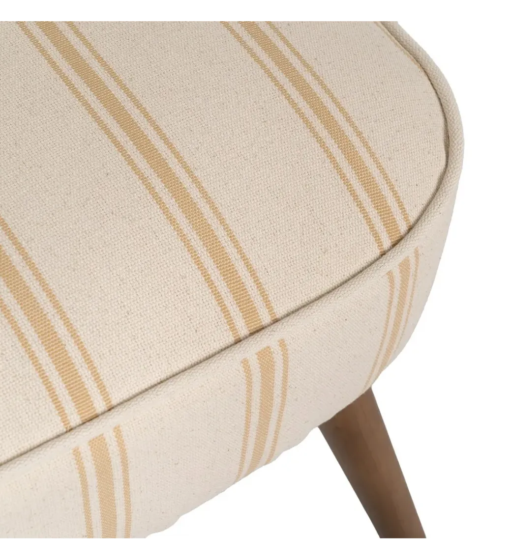 Zona-Design Fotel STRIMERS 73 cm miodowy w paski