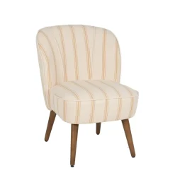 Zona-Design Fotel STRIMERS 73 cm miodowy w paski