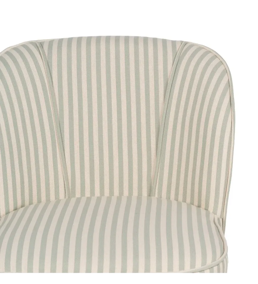 Zona-Design Fotel STRIMERS 73 cm zielony w paski
