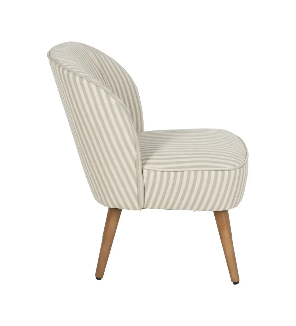 Zona-Design Fotel STRIMERS 73 cm zielony w paski