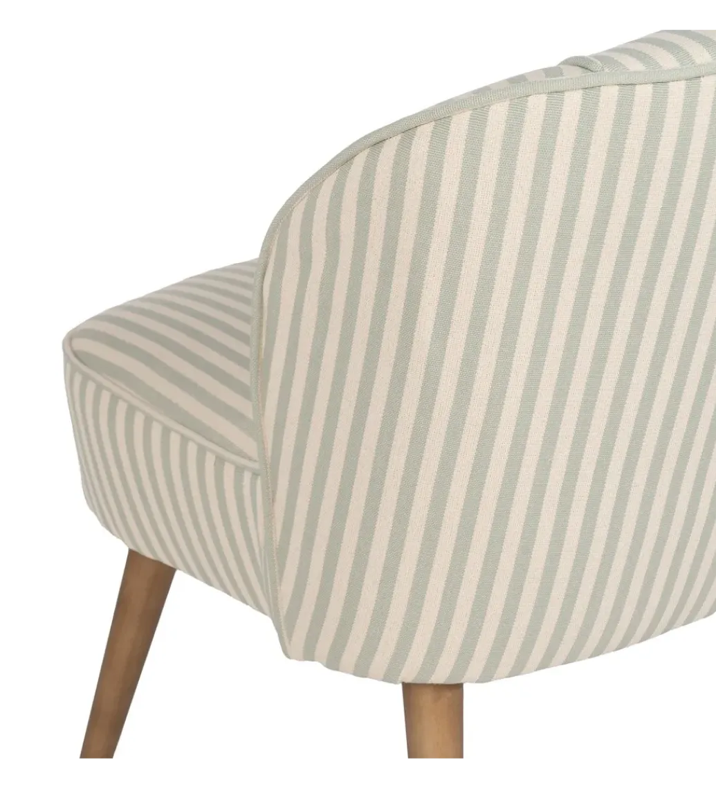 Zona-Design Fotel STRIMERS 73 cm zielony w paski
