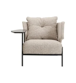 KARE Fotel TAYLOR 81 cm bouclé beżowa
