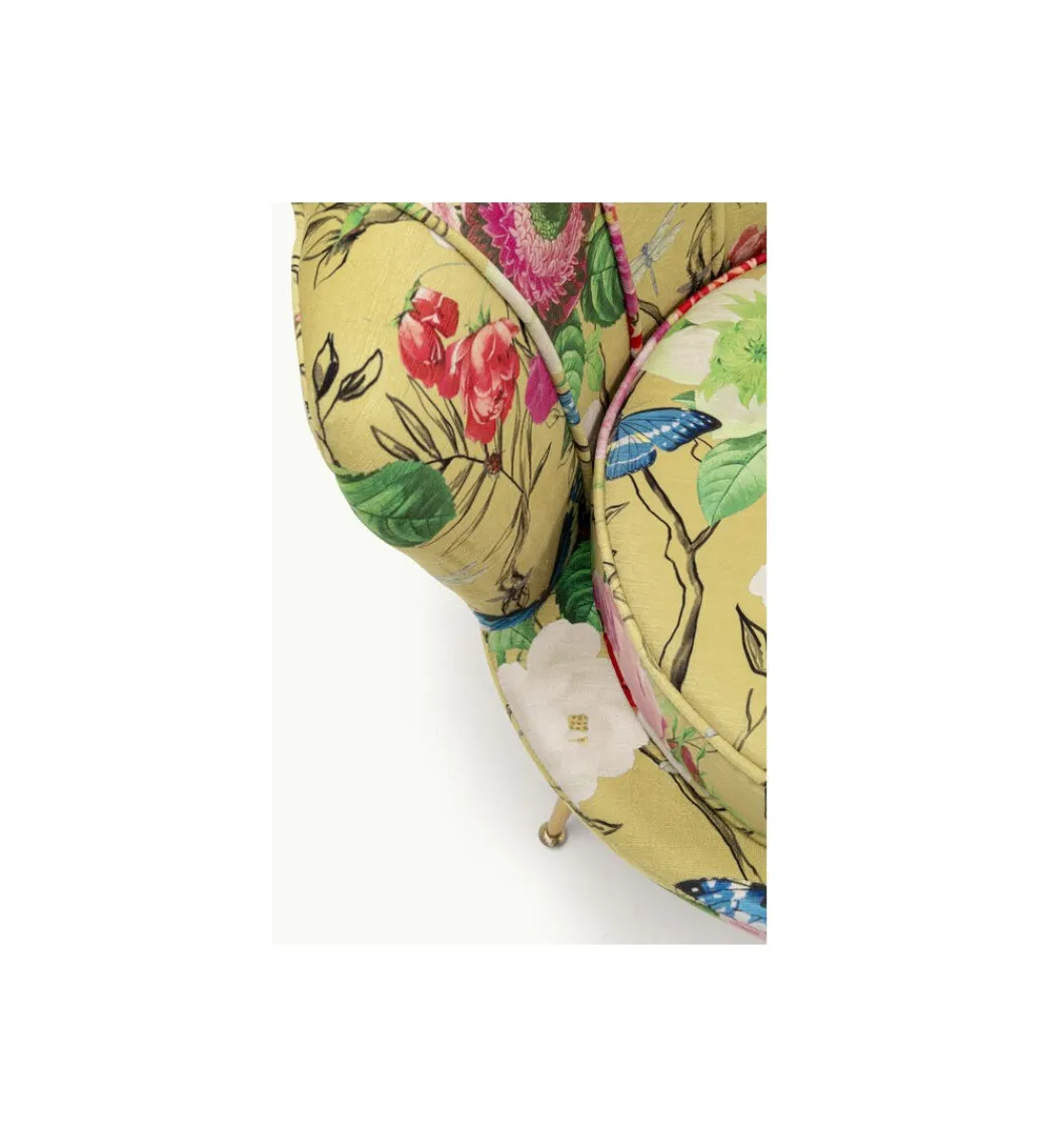 KARE Fotel WATER LILY FLOWER 77 cm wielokolorowy