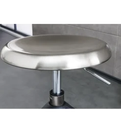 Invicta Interior Hoker INDUSTRIAL szczotkowany metal srebrny