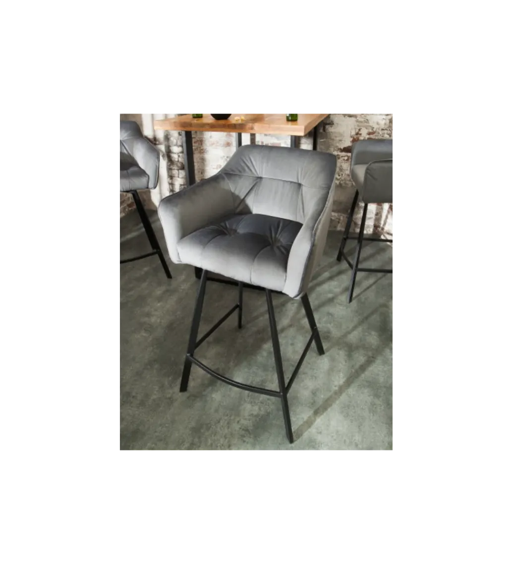 Invicta Interior Hoker Loft srebrno szary