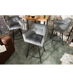 Invicta Interior Hoker Loft srebrno szary