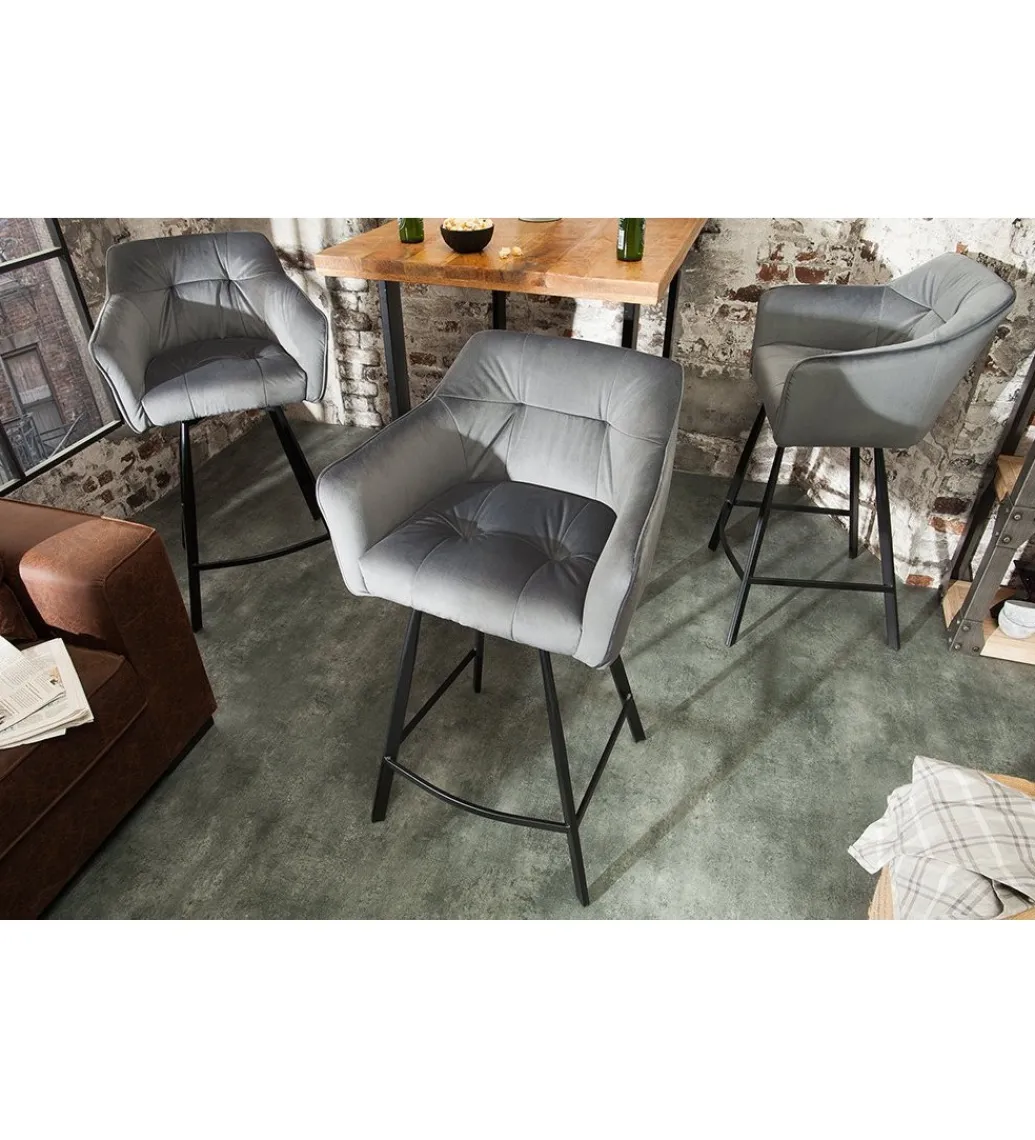 Invicta Interior Hoker Loft srebrno szary