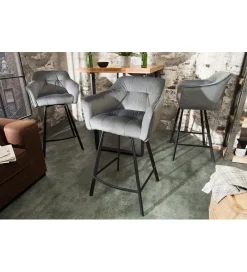 Invicta Interior Hoker Loft srebrno szary