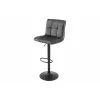 Invicta Interior - przedsprzedaż Hoker MODENA od 92 cm do 115 cm 360 stopni obrotu welwet antracyt