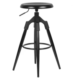 WOHNLING, GERMANY Hoker obrotowy AVERS 72 cm - 80 cm czarny