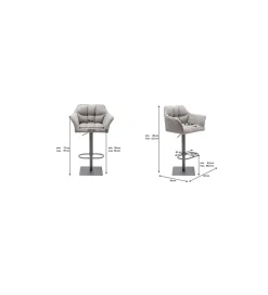 KARE Hoker THINKTANK 111 cm szary