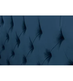 Invicta Interior Łóżko Big CITY Paris 160 cm x 200 cm ciemnoniebieski