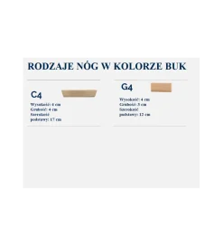 Comforteo Łóżko Clarise w różnych rozmiarach oraz kolorach do wyboru