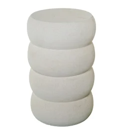 Exclusivas Kolumna AGBA 50 cm ceramiczna szara
