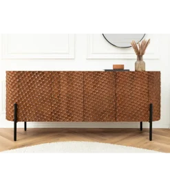 Invicta Interior - przedsprzedaż Komoda ADLON 180 cm drewno mango brązowa