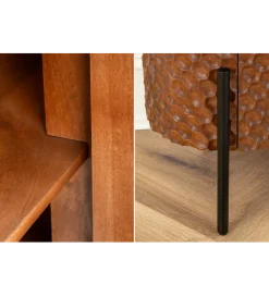 Invicta Interior - przedsprzedaż Komoda ADLON 180 cm drewno mango brązowa