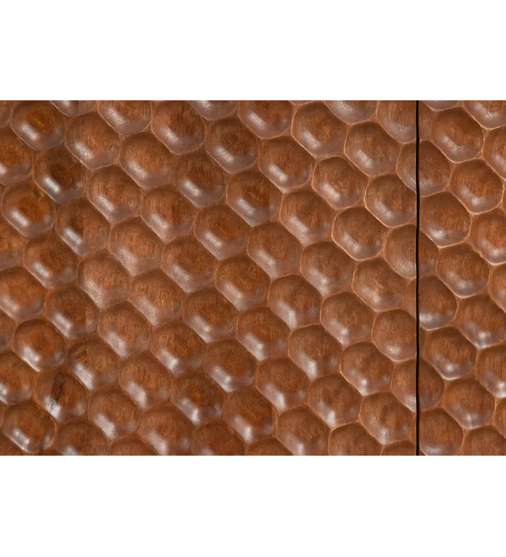 Invicta Interior - przedsprzedaż Komoda ADLON 180 cm drewno mango brązowa