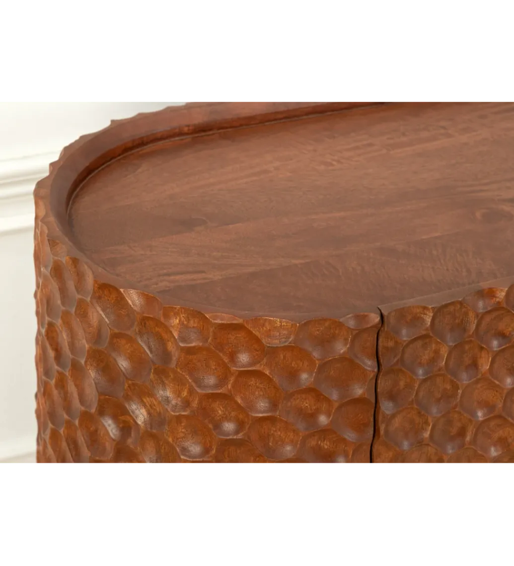 Invicta Interior - przedsprzedaż Komoda ADLON 180 cm drewno mango brązowa