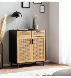 WOHNLING, GERMANY Komoda Ambert II 80 cm czarna