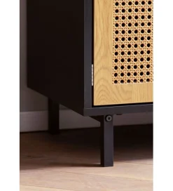WOHNLING, GERMANY Komoda Ambert II 80 cm czarna