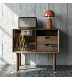 Zona-Design Komoda AMY 80 cm drewno kauczuk
