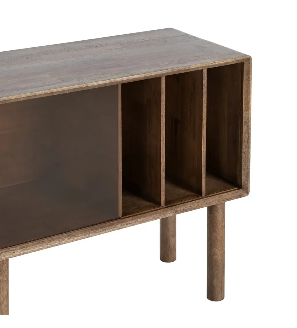 Zona-Design Komoda AMY 80 cm drewno kauczuk