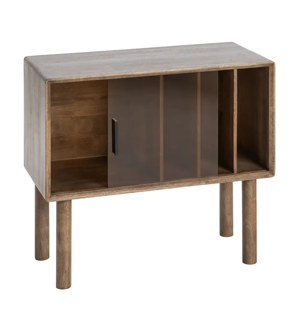 Zona-Design Komoda AMY 80 cm drewno kauczuk