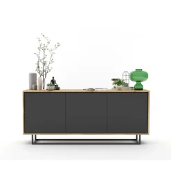 Polski Design ML Komoda Apollo 168 cm antracytowa