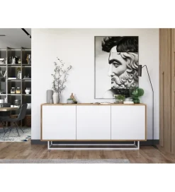 Polski Design ML Komoda Apollo 168 cm biała