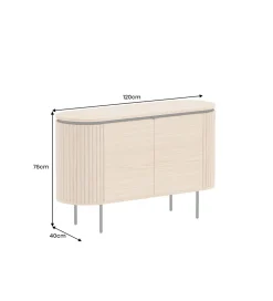 Invicta Interior Komoda ATELIER 120 cm kolor dębu