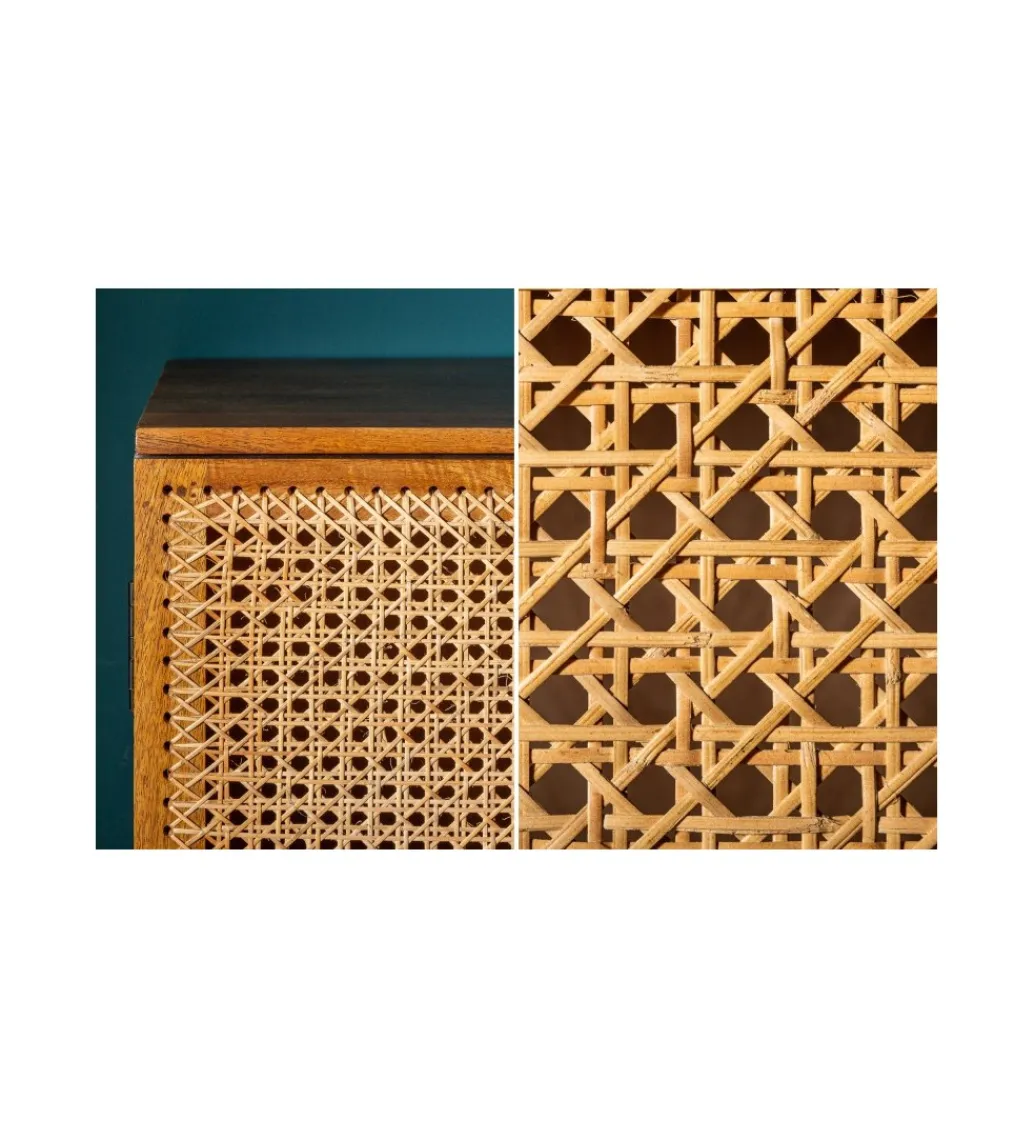 Invicta Interior Komoda Bamboo Lounge 140 cm drewno mango