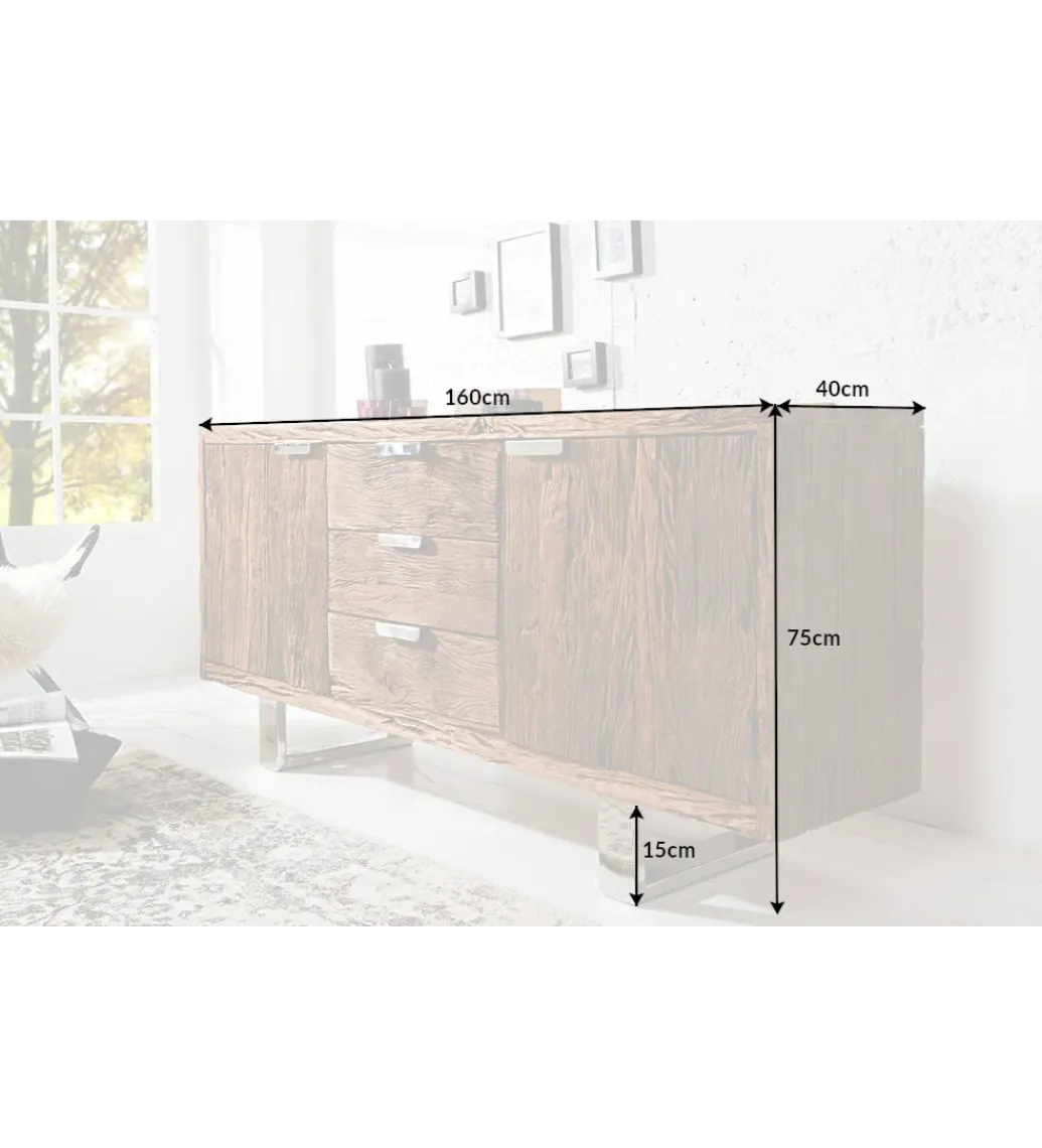 Invicta Interior - przedsprzedaż Komoda Barracuda 160 cm drewno teak