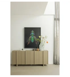 WOOOD Komoda BASU 200 cm drewno sosny piaskowa