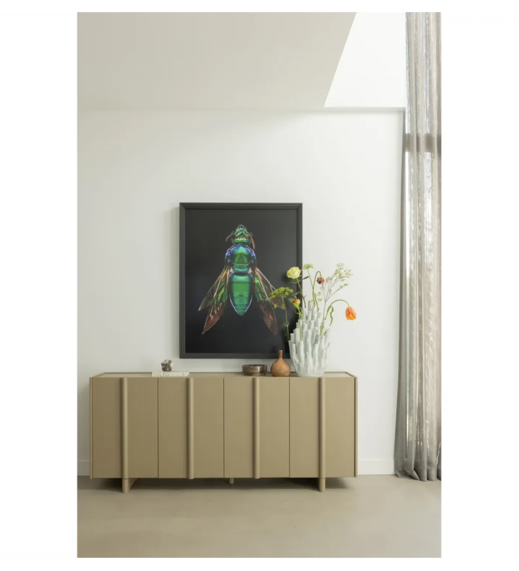 WOOOD Komoda BASU 200 cm drewno sosny piaskowa