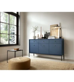 Zona-Design.pl Komoda BRANCO 154 cm granatowa