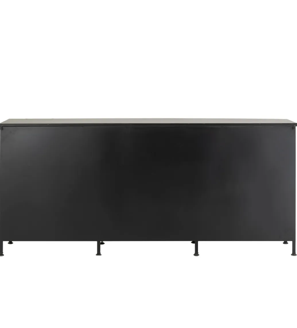 J-Line Komoda CADE 175 cm czarna