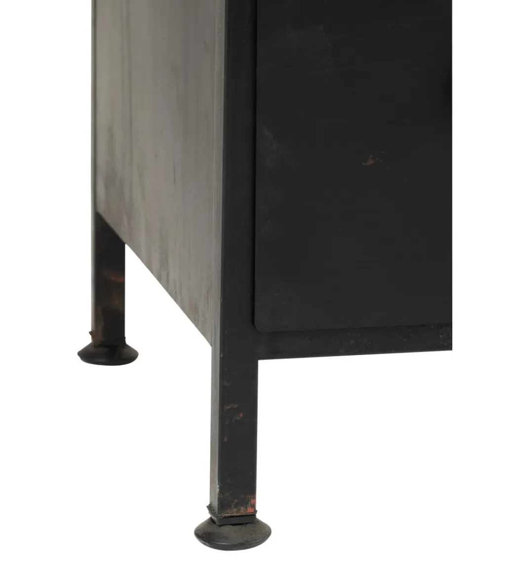 J-Line Komoda CADE 175 cm czarna