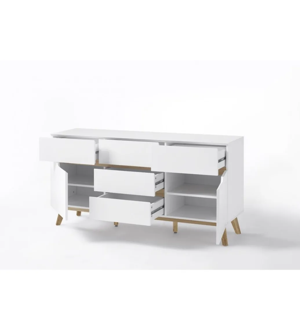 MCA Komoda CERVO 145 cm biała