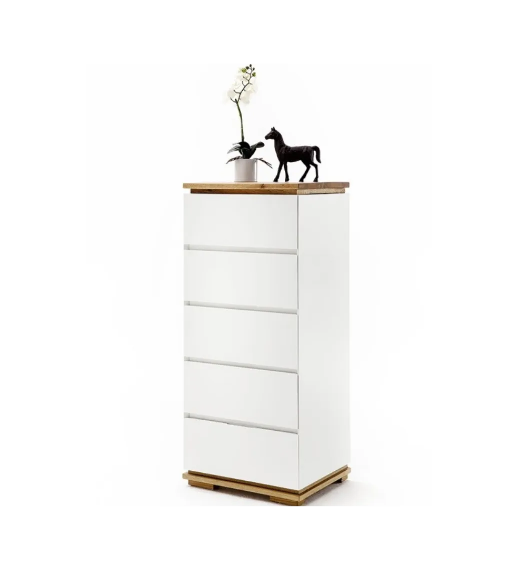 MCA Komoda CHIARO 50 Cm biało kremowa